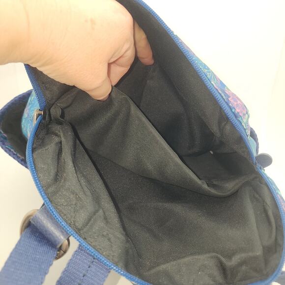 The Sak Backpack Royal Blue Seascape Eco-Twill Loyola Boho chic colorful - Picture 10 of 15